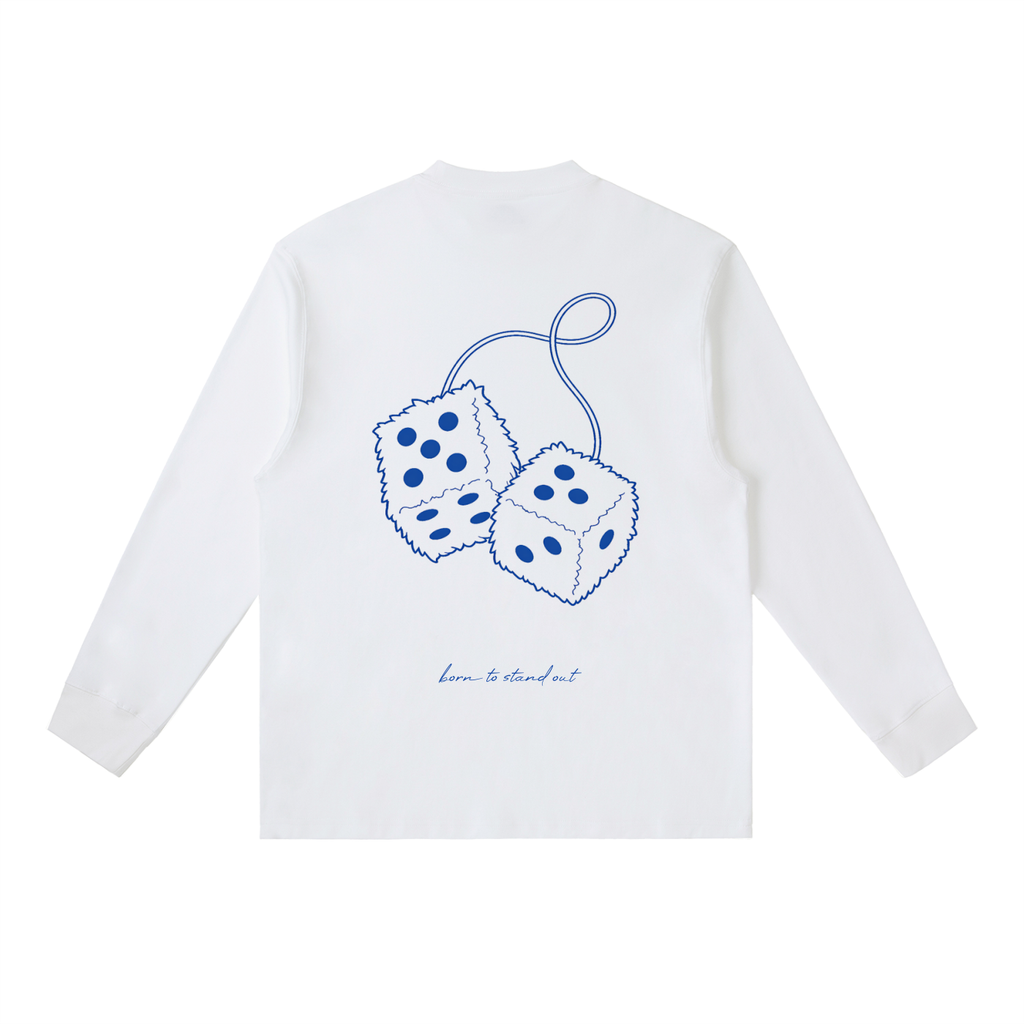 Royal Blue Laive Long-sleeve