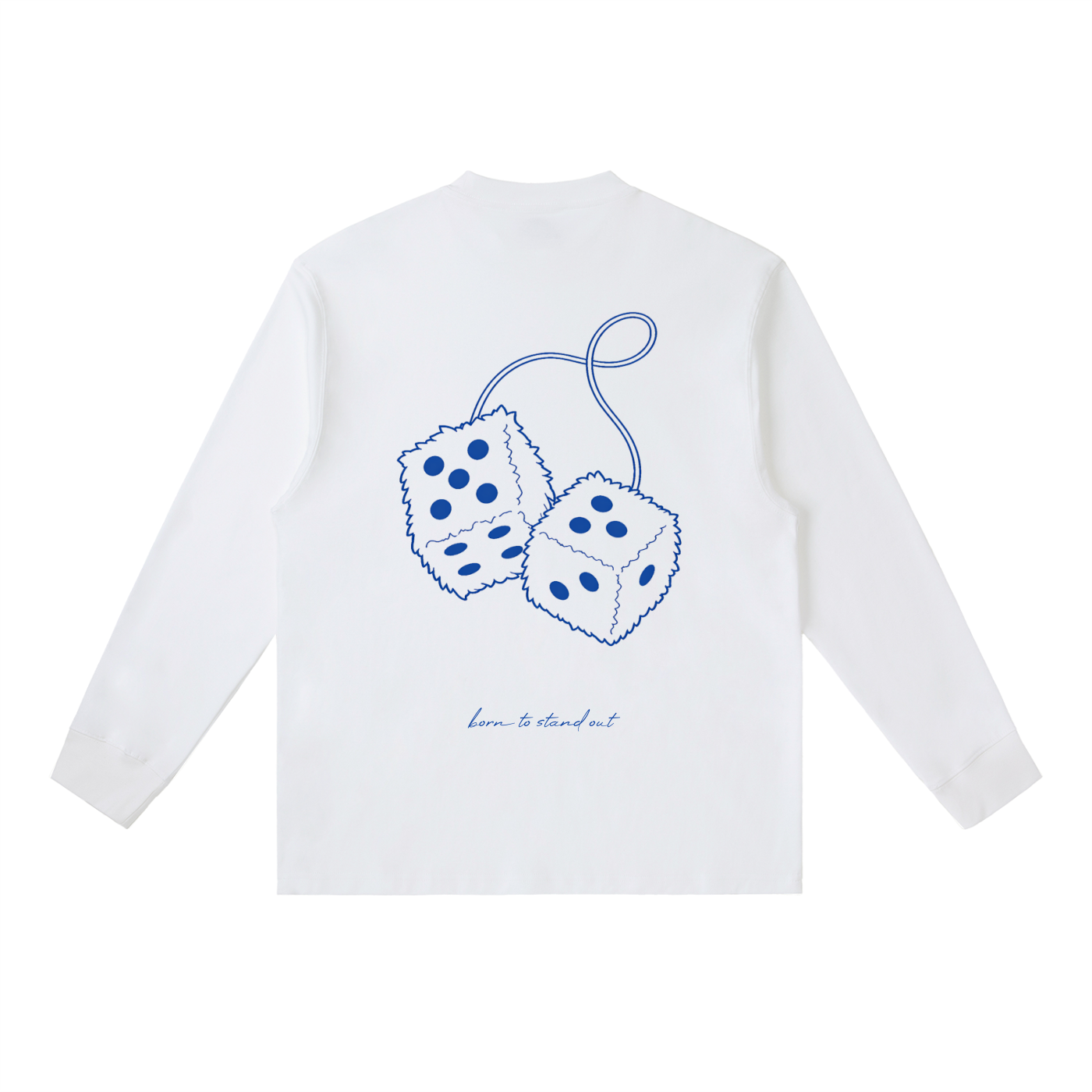 Royal Blue Laive Long-sleeve