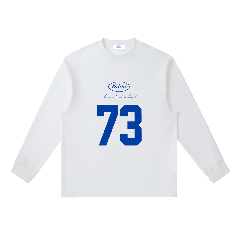 Royal Blue Laive Long-sleeve